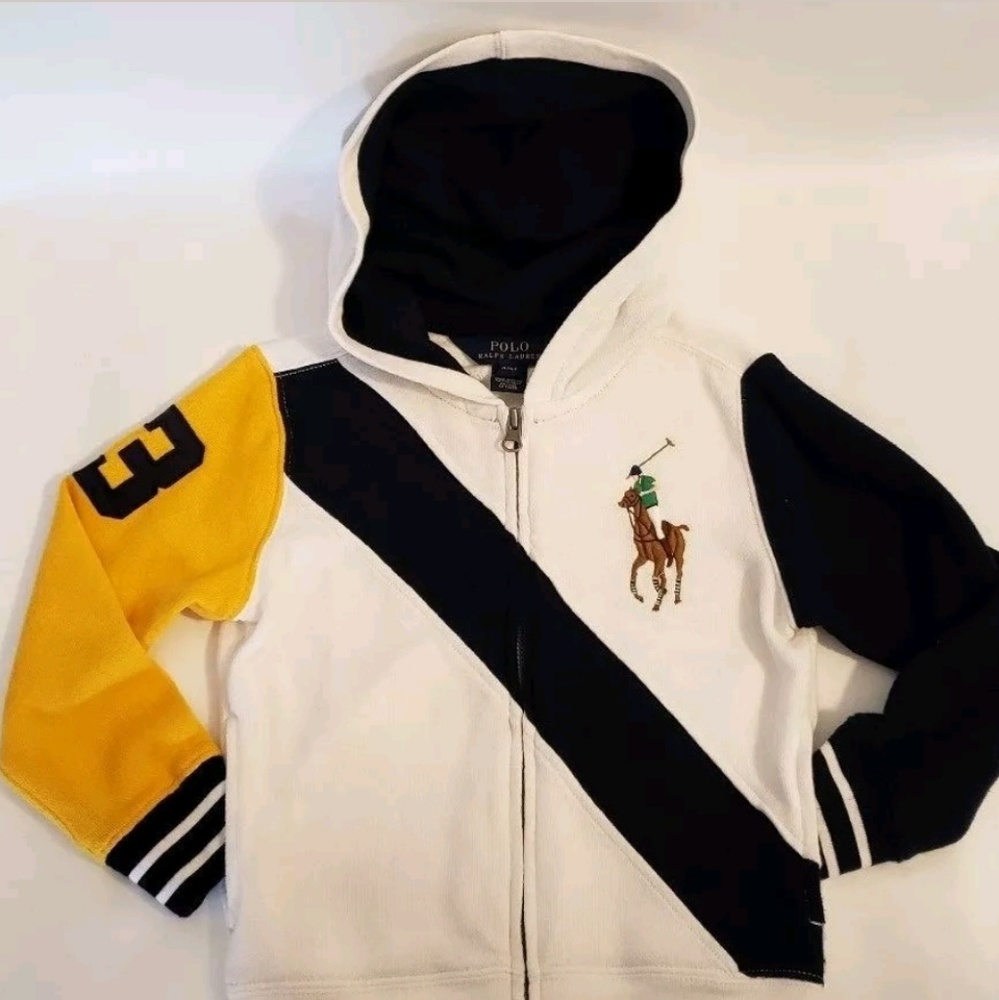 Ralph Lauren colorblock terry hoodie
